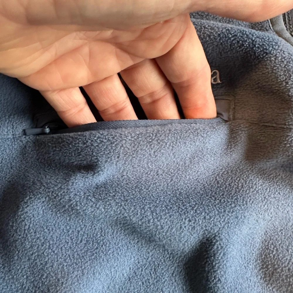 🧥 Columbia Blue Fleece Zip Vest Size L | Lightweight Outdoor Layer